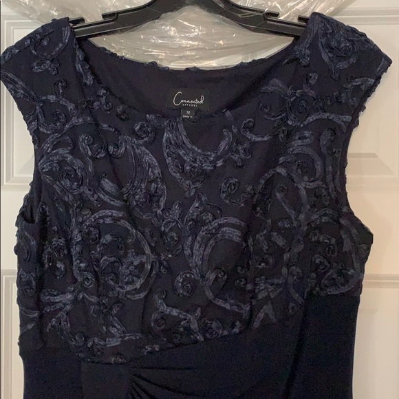 Navy blue cocktail dress - Picture 2 of 5